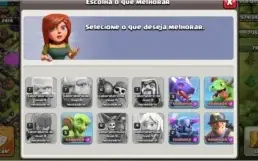 Conta Clash of clans Cv 10 semi full