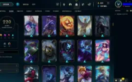 Conta LOL LVL 259 | Full Campeões| 220 Skins |UNRANKED| 2012