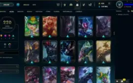 Conta LOL LVL 259 | Full Campeões| 220 Skins |UNRANKED| 2012