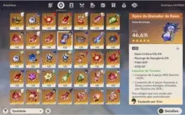 AR55 Xiao+Jade, Eula, Diluc, Keqing c2 e Qiqi