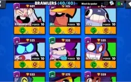 Conta Brawl Stars FULL 40/40 com troca de nome
