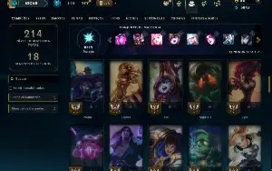 Unranked com 70 Champs e 19 Skins + 40 Espolios