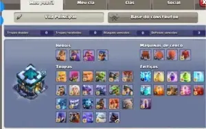 conta clash of clans barata