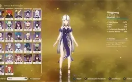 conta AR60 52 personagens no total e 23 armas 5*