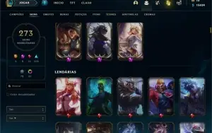 CONTA GOLD1 273 SKINS + CONTA VALORANT