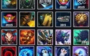 Duas contas de lol de BARBADA