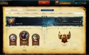 Duas contas de lol de BARBADA