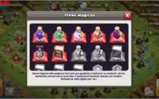 CONTA CLASH OF CLANS CV11 - 1810 GEMAS - TODAS SKINS DA QUEN