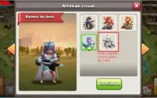 CONTA CLASH OF CLANS CV11 - 1810 GEMAS - TODAS SKINS DA QUEN