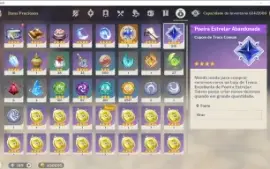 Genshin , 19 Personagens T5 15 Limitados 4Mochileiros,6Armas