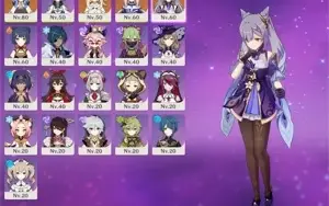 Ganyu C1 + Kokomi + Keqing  + Banner Garantido Ar40