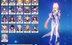 Ganyu C1 + Kokomi + Keqing  + Banner Garantido Ar40