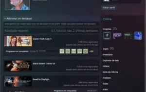 Conta Steam de 8 Anos