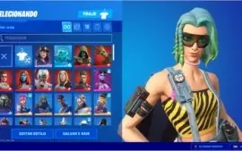 Conta fortnite +100 skins e galaxy