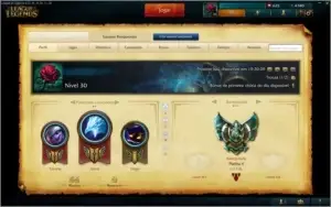 Conta League of Legends - Platina V