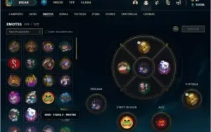 Conta diamante 243 skins