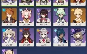 GENSHIN IMPACT (NA) AR 38 KEQING/KLEE/CHILDE + GEMAS