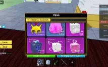 Conta de blox fruits+anime fighters e shinobi Life!
