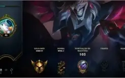 CONTA LOL ✅ LVL 45 ✅ ELO GOLD ✅ SKIN ULTIMATE DA SONA