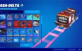 Conta Fortnite com várias skins e salve o mundo