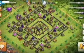 Vendo minha conta Clash of clãs cv9 full com 6.562 gemas
