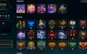 Conta league of legends todos champs e 145Skins