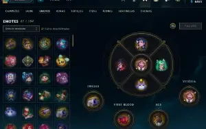 40 skins, 85 campeões