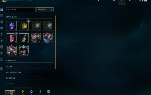 40 skins, 85 campeões
