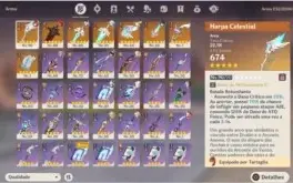 Genshin Impact AR80 8 Armas Lendarias