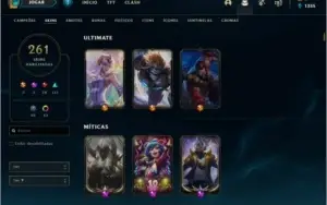 CONTA LEAGUE OF LEGENDS (ATIVAS/INATIVAS)