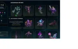 Conta LOL Platina 2 292 skin, todos os champs