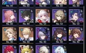Conta de Honkai Star rail end game