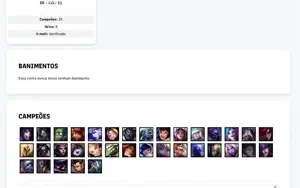 CONTA LEAGUE OF LEGENDS -  DIAMANTE 1 ( D1)