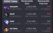 CONTA LEAGUE OF LEGENDS -  DIAMANTE 1 ( D1)