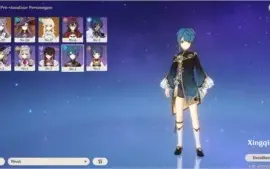 Keqing, Mona e outros. Dois Personagens 5 estrelas. Ar8