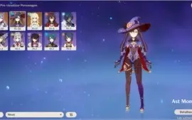 Keqing, Mona e outros. Dois Personagens 5 estrelas. Ar8