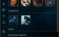 Nível 365, Todos Campeões, 854K Teemo, 119 Skins, 55 Épicas