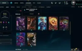CONTA LEAGUE OF LEGENDS PRATA III, XP 106