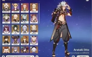 Conta Genshin Impact, 15 personagens 5⭐️ 6 armas 5⭐️