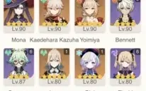 Conta Genshin Impact, 15 personagens 5⭐️ 6 armas 5⭐️