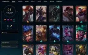 CONTA DIAMANTE 4 COM MAIS DE 100 CAMPEÕES E 92 SKINS