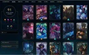 CONTA DIAMANTE 4 COM MAIS DE 100 CAMPEÕES E 92 SKINS