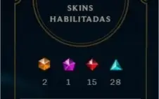 Conta de LOL Gold 3 com 163 Skins