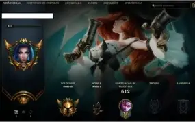 Conta de LOL Gold 3 com 163 Skins