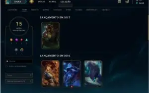 Conta Lol Level 44 // 15 skin // platina 4 // 41 champ