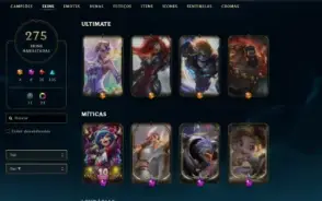 Conta Level 290 - 275 Skins