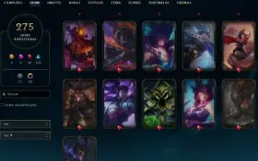 Conta Level 290 - 275 Skins