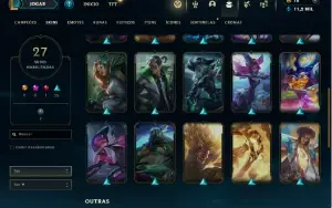 Platina II + Várias Skins