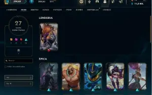 Platina II + Várias Skins