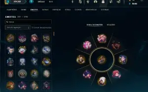 Conta platina 3 solo duo 308 skins todos campeões.